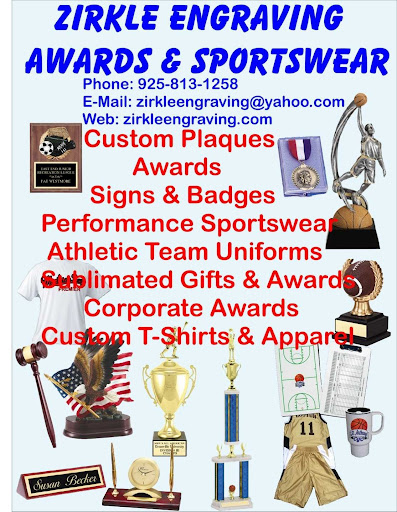 Zirkle Trophies, Engraving & Sportswear