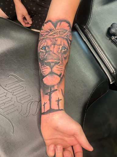 Explore grandkids names tattoo ideas, creative tattoo ideas in Cincinnati, available at UniquInk Tattoos & Piercings