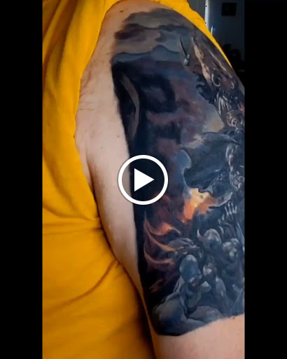 Explore asian sleeve tattoo ideas, creative tattoo ideas in Stow, available at Metamorphosis Tattoos & Permanent Cosmetics