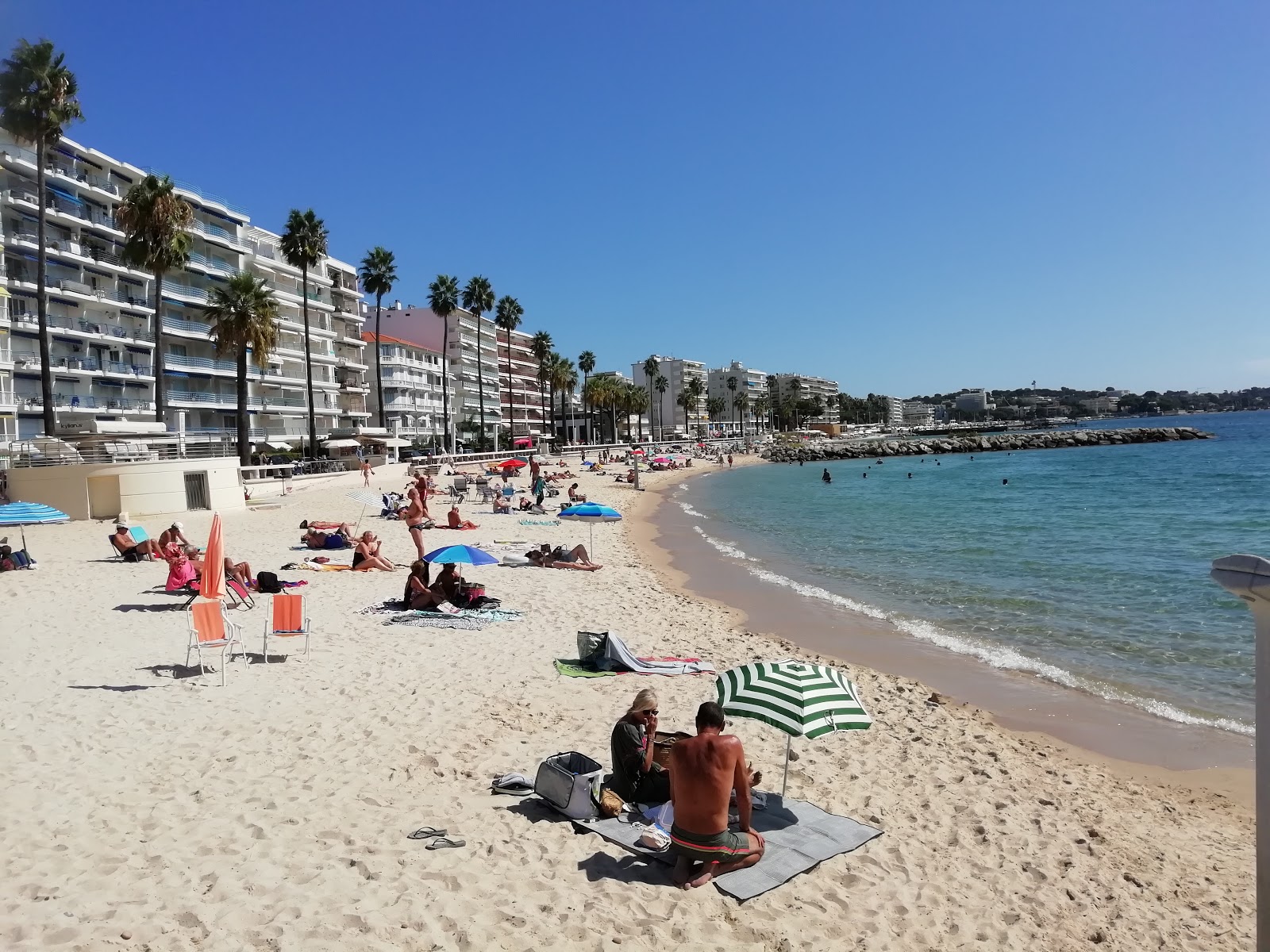 Juan Les Pins beach (Plage de Juan Les Pins) 🏖️, ProvenceAlpesCote d