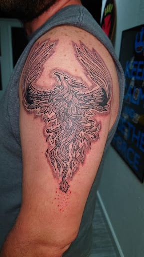 Explore mid arm tattoo ideas, creative tattoo ideas in Jonesboro, available at Immortal Ink