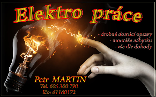 Petr Martin - ELEKTROPRÁCE - Elektrikář