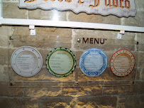 Menu du La Locanda del Giullare. Il RistorArte à Trani