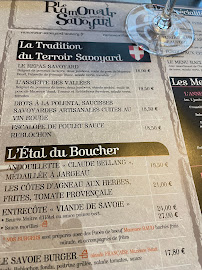 Restaurant Ramoneur Savoyard à Annecy - menu / carte