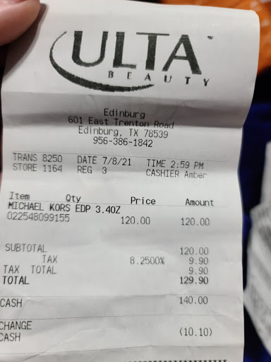Hair Salon «Ulta Beauty», reviews and photos, 601 E Trenton Rd, Edinburg, TX 78539, USA