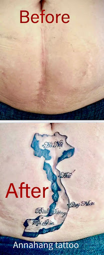 Explore head tattoo ideas male, creative tattoo ideas in Garden Grove, available at Anna Hang Tattoo