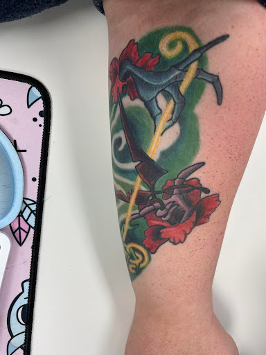 Explore small beach tattoo ideas, creative tattoo ideas in Dubuque, available at The Crows Nest