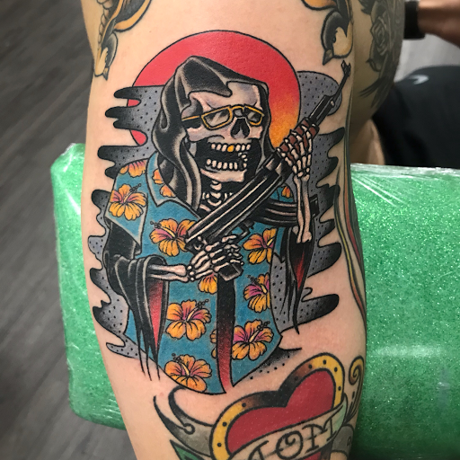 Explore howl's moving castle tattoo ideas, creative tattoo ideas in Twentynine Palms, available at Hilltop Tattoo Company