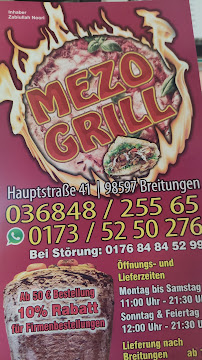 MezoGrill à Breitungen menu