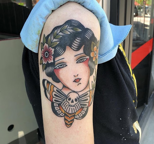 Explore tow truck tattoo ideas, creative tattoo ideas in Missoula, available at Blaque Owl Tattoo