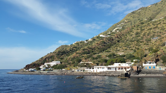 Alicudi Harbor Beach