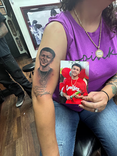 Explore mountain man tattoo ideas, creative tattoo ideas in Fresno, available at American High Voltage Tattoo