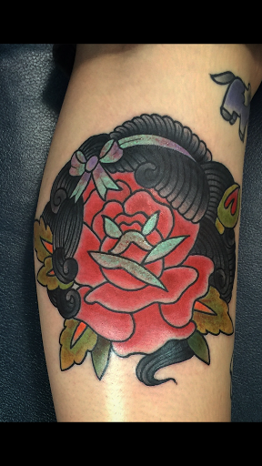 Explore tattoo ideas wolf, creative tattoo ideas in Camarillo, available at BONE DEEP TATTOO