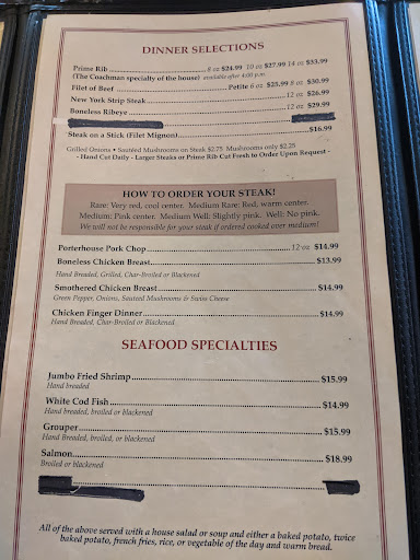 Restaurant «The Coachman», reviews and photos, 6112 Cambridge Way, Plainfield, IN 46168, USA