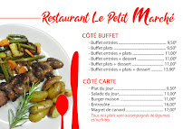 Menu du Restaurant Le Petit Marché - Marché Gare Nîmes à Nîmes