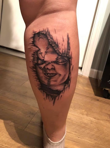 Explore negative space tattoo ideas, creative tattoo ideas in Overland Park, available at Talent Tattoo And Body Piercing