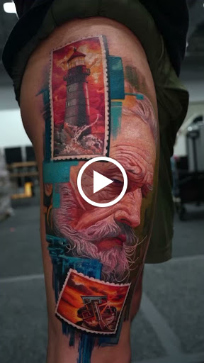 Explore nike tattoo ideas, creative tattoo ideas in Kissimmee, available at Fallen Sparrow Tattoo Co