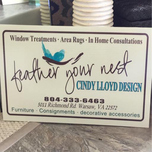 Window Treatment Store «Feather Your Nest and Cindy Lloyd Design», reviews and photos, 5011 Richmond Rd, Warsaw, VA 22572, USA