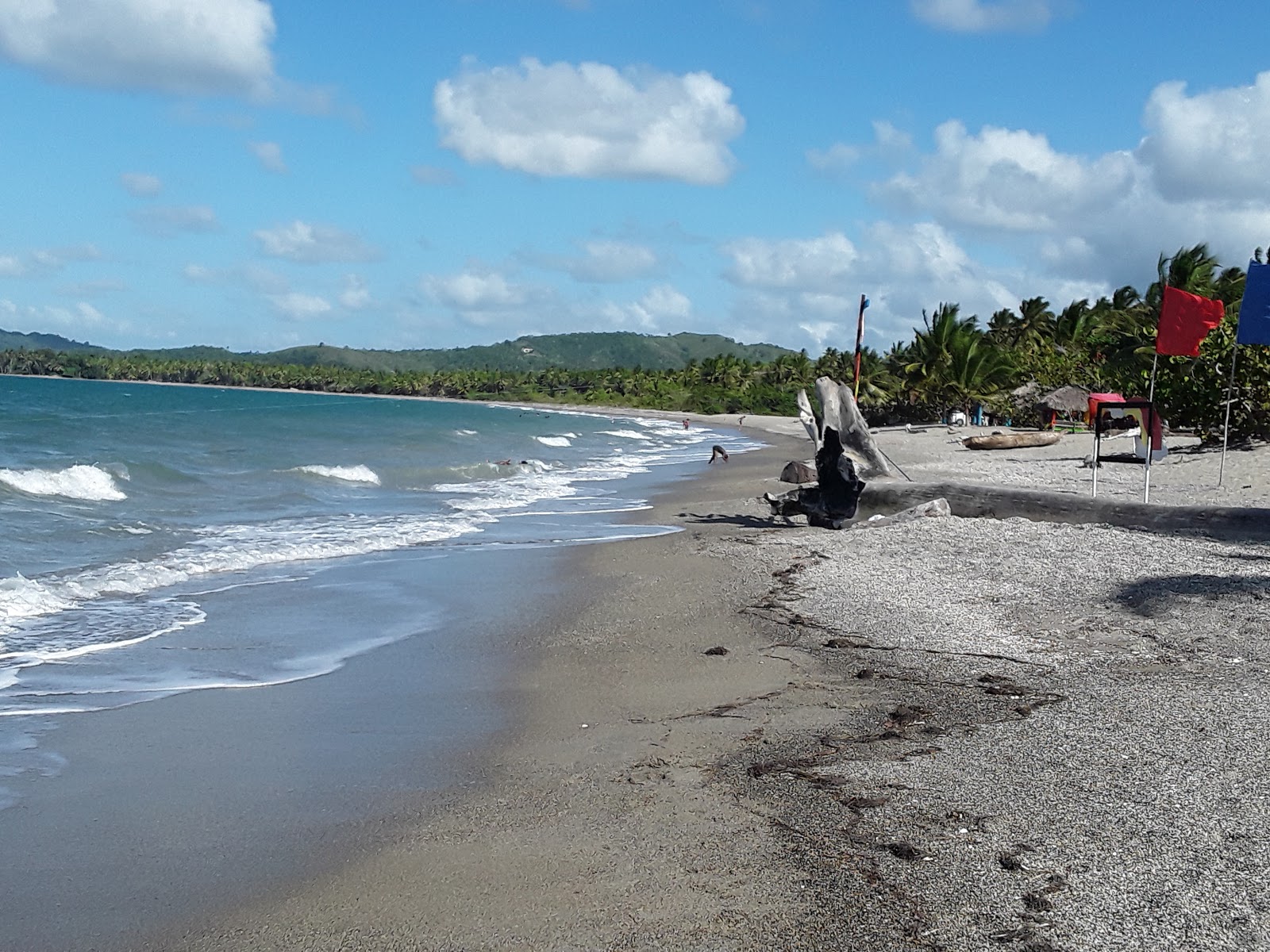 Photo of Playa Rogelio and the settlement