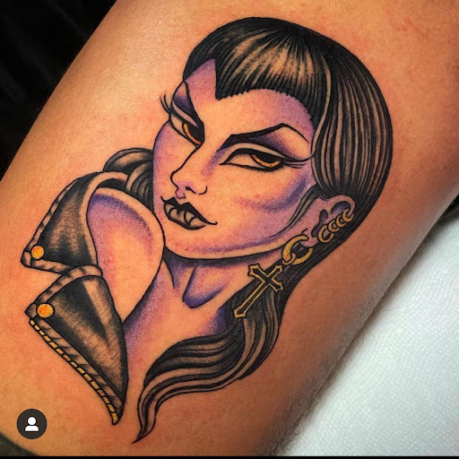 Explore tattoo sleeve skull ideas, creative tattoo ideas in Georgetown, available at Iron Rite Tattoo South