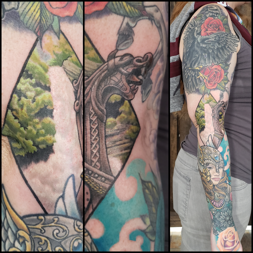 Explore egyptian tattoo ideas, creative tattoo ideas in Green Bay, available at The Blue Gem Tattooing