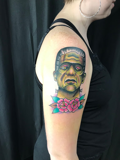 Explore skydiving tattoo ideas, creative tattoo ideas in Sioux Falls, available at Tim Jewell Tattooer