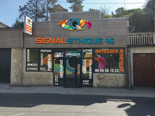 Agence de publicité Signal'Ethique 46 / signalétique / signaletique Souillac