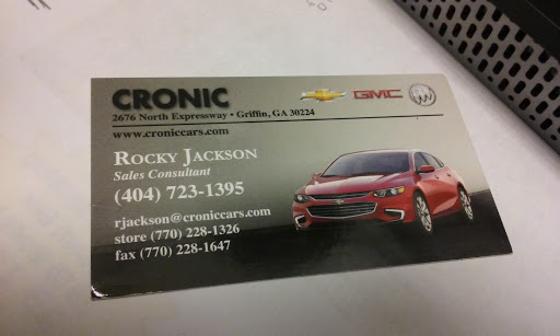 Chevrolet Dealer «Cronic Chevrolet Buick GMC», reviews and photos, 2676 N Expy, Griffin, GA 30223, USA