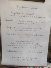 Restaurant français Le 14 à Vallon-Pont-d'Arc (le menu)