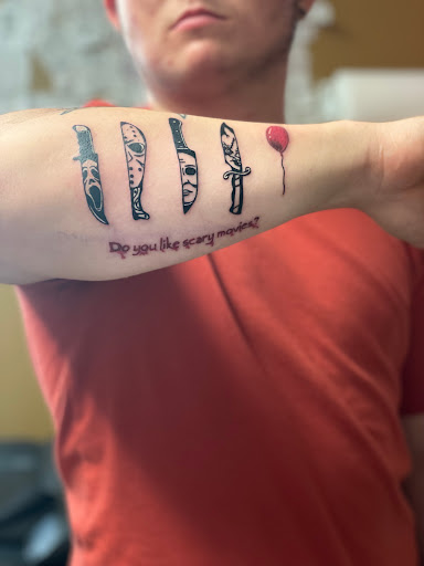 Explore calf tattoo ideas male, creative tattoo ideas in Shelbyville, available at We the People Tattoo