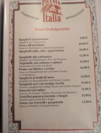 Menu / carte de Piccola Italia Leipzig à Leipzig