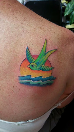 Explore tattoo ideas for rest in peace, creative tattoo ideas in Saint Petersburg, available at Buku Tattoo Studio