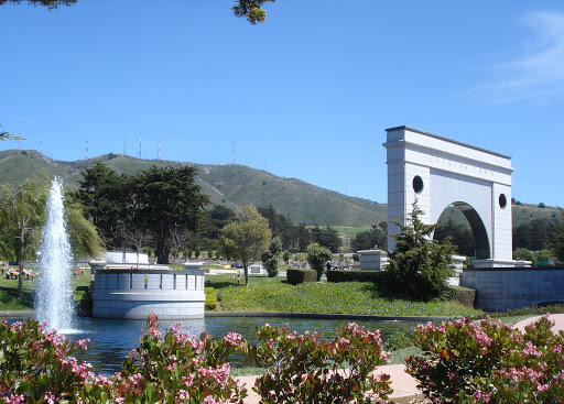Memorial Park «Cypress Lawn Funeral Home & Memorial Park», reviews and photos, 1370 El Camino Real, Colma, CA 94014, USA