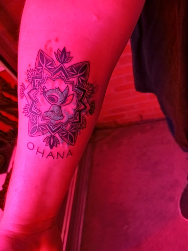 Explore twin daughter tattoo ideas, creative tattoo ideas in Albuquerque, available at Holy Fool Tattoo Club