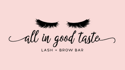 All in Good Taste lash + brow bar
