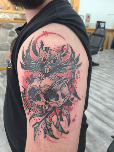 Explore tattoo sleeve filler ideas for a man, creative tattoo ideas in Bemidji, available at Living Legends Tattoo and Piercing LLC