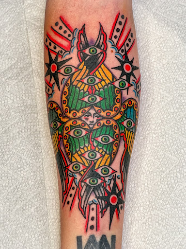Explore tattoo half sleeve ideas tribal, creative tattoo ideas in Springfield, available at Good Heart Tattoos