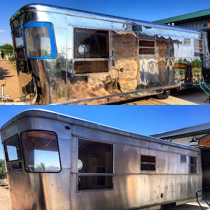 Spitfire Travel Trailer Airstream and Vintage Trailer Polishing