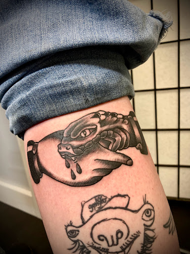 Explore medusa tattoo ideas thigh, creative tattoo ideas in Poughkeepsie, available at Tattoo Voodoo