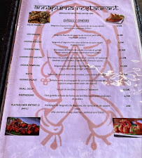 Restaurant indien moderne ANNAPURNA RESTAURANT à Chamonix-Mont-Blanc (le menu)