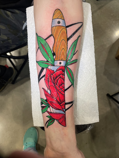 Explore small cross tattoo ideas, creative tattoo ideas in Abilene, available at Sacred Art