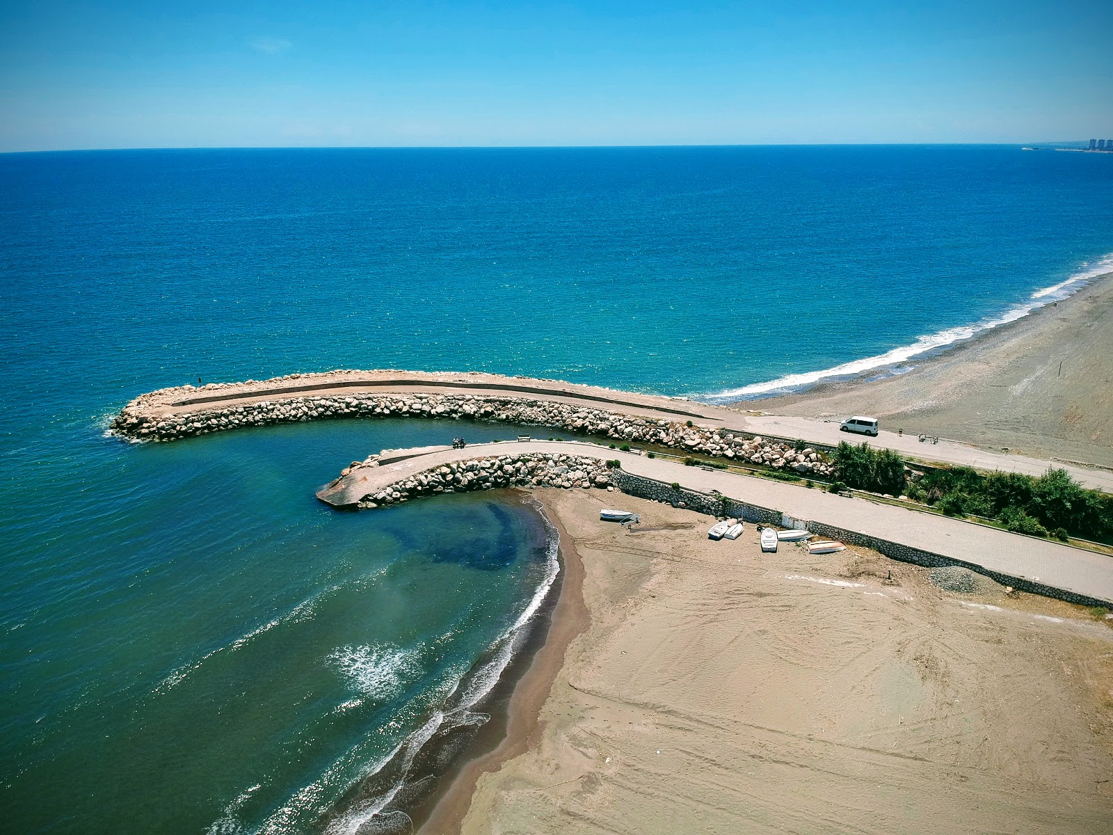Foto van Arpacbahsis beach met helder zand oppervlakte