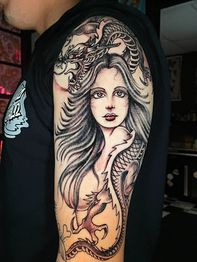 Explore small traditional tattoo ideas, creative tattoo ideas in Georgetown, available at Iron Rite Tattoo South