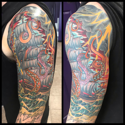 Explore linework tattoo ideas, creative tattoo ideas in Sedona, available at Ascension Tattoo