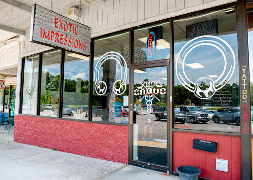 Explore mickey and minnie tattoo ideas, creative tattoo ideas in Summerville, available at Exotic Impressions Body Piercing