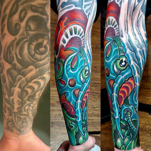 Explore latitude longitude tattoo ideas, creative tattoo ideas in Abilene, available at Sacred Art