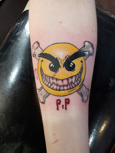 Explore bass fish tattoo ideas, creative tattoo ideas in Seattle, available at Rat City Tat2