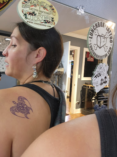Explore tribal heart tattoo ideas, creative tattoo ideas in Mchenry, available at Lunchbox Tattoo and Body Piercing