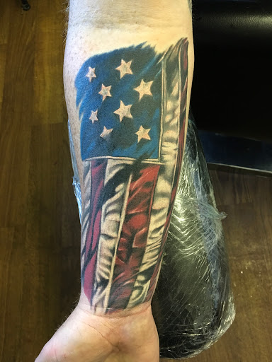 Explore space filler tattoo ideas, creative tattoo ideas in Princeton, available at The Asylum Tattoos & Fine Art