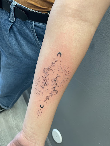 Explore june tattoo ideas, creative tattoo ideas in Orange, available at Baron Art Tattoo